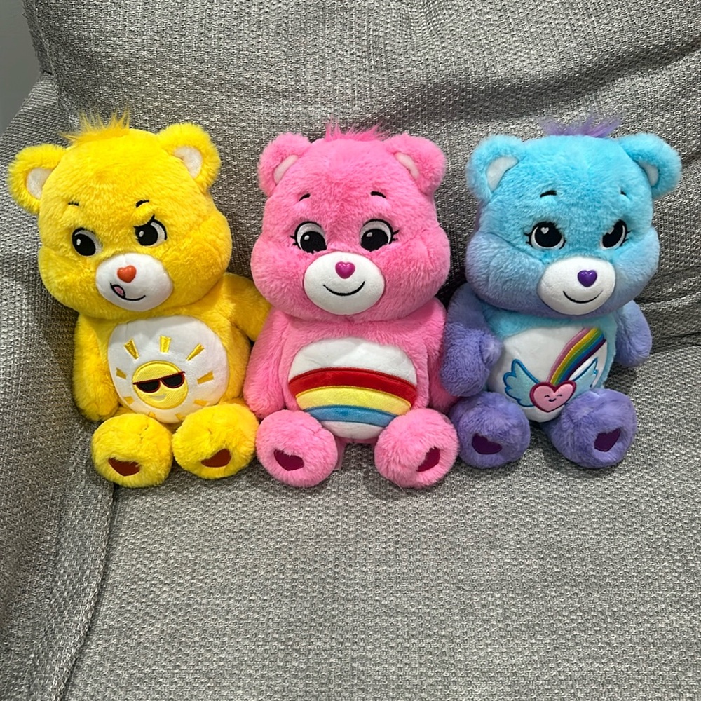 NWOT Carebear Collectable Stuffed Animals